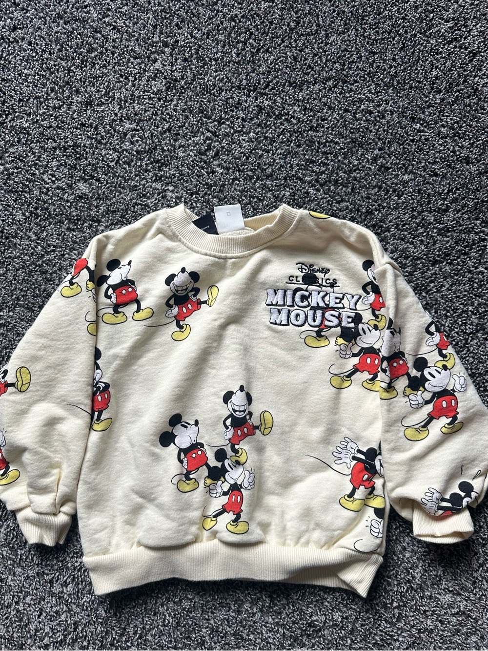 ZARA Disney Mickey Mouse Sweatshirt Size 6